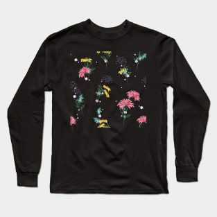 Rainbow Flowers Long Sleeve T-Shirt